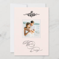 *~* Casamento vitoriano AR6 Cherub FOTO QR RSVP
