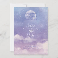 Casamento Watercolor Roman Moonlight Salve a data