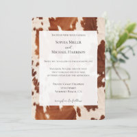 Casamento Western de Couro Marrom Creme de Vaca