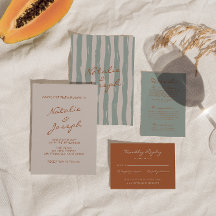 Casamento Whimsical Pinstripes Escrito Na Mão De O