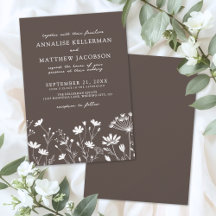Casamento Wildflower Brown