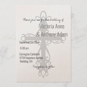 Convites Casamento Xinês de Champagne Cruzada Religiosa