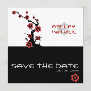 Convites Casamento Yin-Yang Sakura Oriental