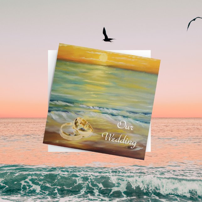 Convites Casamentos de praia em Sunset (Criador carregado)