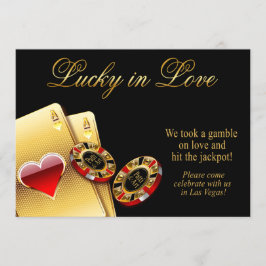 Convites Casino Style Wedding (PJ) PEDIR NOMES EM CHIPS