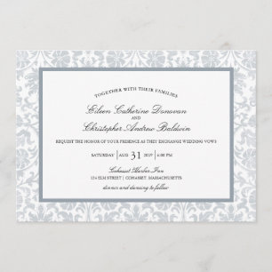 Convites Caso Vintage Lace  Casamento
