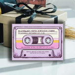 Convites Cassete Mixtape Retro Music 80s 50th Birthday<br><div class="desc">50ª festa de aniversário de ideias para as mulheres: um convite de aniversário com tema musical para amantes da música, com um desenho desenhado à mão de uma fita cassete. Esses 50º convites de festas de aniversários para mulheres com tema musical podem ser fácil e totalmente personalizados, imprimíveis ou disponíveis...</div>