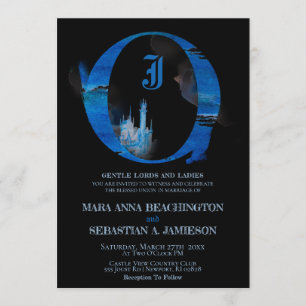 Convites *~* Castelo de Contos de Fadas Fantásticos Casamen