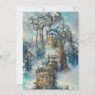 Convites Castelo de Winter Wonderland