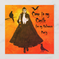 Castelo do Drácula no Halloween Candelabro de cap