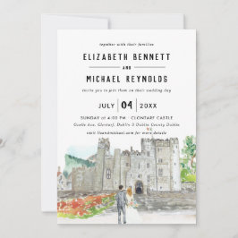 Convites Castelo Elegante | Fim de Semana de Casamento Ilus