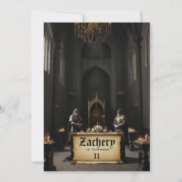 Convites *~* Castle Medieval KNIGHTS Armor AP88 Aniversário