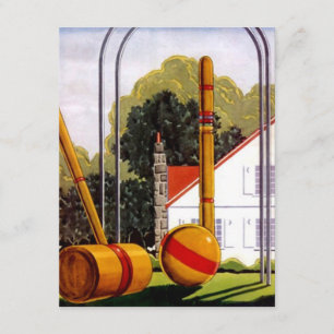 Convites Casuais à Lei de Croquet da Reunião Fam