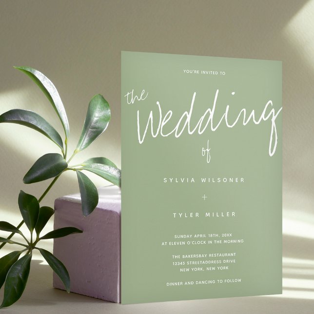 Convites Casual Moderno Typografia Casual (Criador carregado)