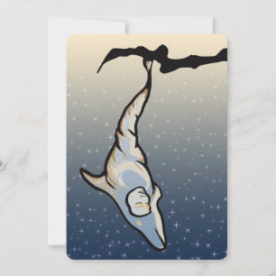 Convites casulo de golfinho