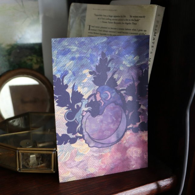 Convites Cat Witch Moon Goddese Wiccan Cat Person Invitati (Criador carregado)