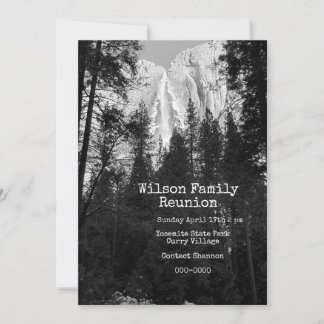 Convites Cataratas de Yosemite