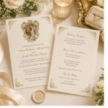 Católico Casamento Jóia Preciosa Missa Nupcial