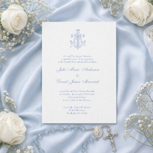 Convites Católico Elegante Religioso Casamento Maria