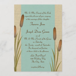 Convites Cattails Lake Wedding