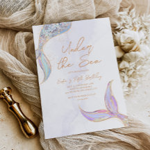 Cauda de Sereia Sob o Mar