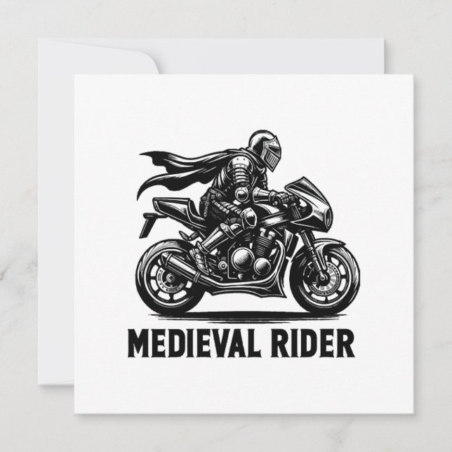 Convites Cavaleiro medieval (Frente)