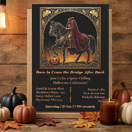 Convites Cavaleiro Sem Cabeça Sleepy Hollow Ouse Cruzar