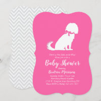 Cavalier King Charles Spaniel Chá de fraldas Girl