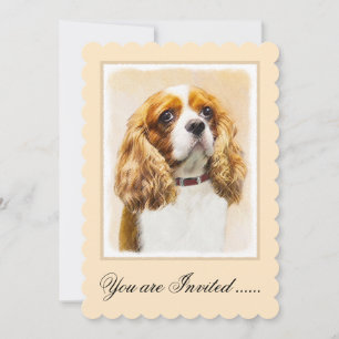 Convites Cavalier King Charles Spaniel Original