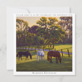 Convites Cavalo Cênico Embarcado Fazenda com Cavalos Garrad