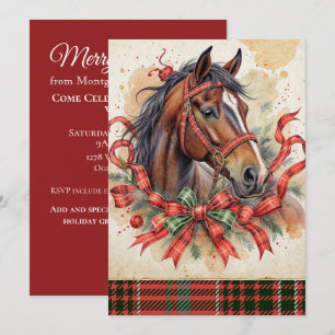 Convites Cavalo de Natal