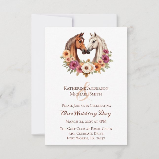 Convites Cavalos Ocidentais do País (Frente)