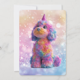 Convites Cavapoo Cavoodle Birthday