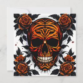 Convites Caveira e Rosas