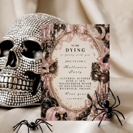 Convites Celebração Caprichosa de Halloween em Pastel