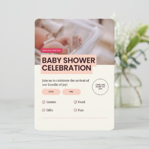 Convites Celebração 🎉 chá de fraldas 👶