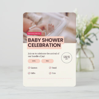 Convites Celebração 🎉 chá de fraldas 👶