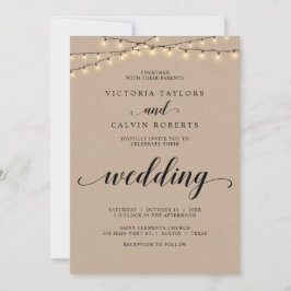 Convites Celebração da Cerimônia de Casamento da Igreja, Br