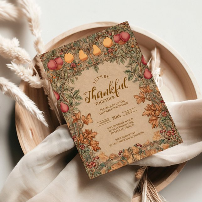 Convites Celebração da Colheita de Pera do outono (Criador carregado)