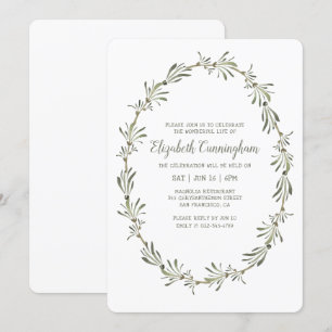 Convites Celebração da Cruz de Folhagem com Aquarelas do 