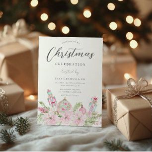 Convites Celebração da Festa de Natal Corporativa no Escrit