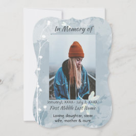 Convites Celebração da Flor Branca do Serviço de Vida