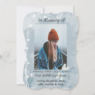 Convites Celebração da Flor Branca do Serviço de Vida