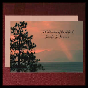 Convites Celebração da Luz Memorial da Vida no Lago