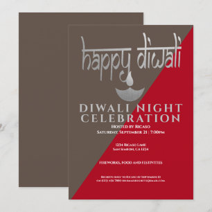 Convites Celebração Da Luz Na Noite De Diwali
