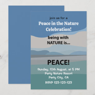 Convites Celebração da Natureza e da Paz