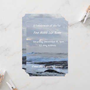 Convites Celebração da Onda Cloud Ocean Cloud Ocean do Life