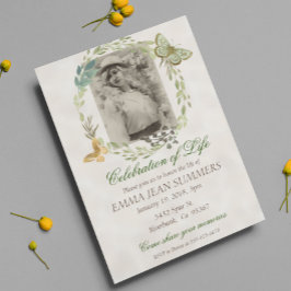 Convites Celebração da Terra da Borboleta da Vida