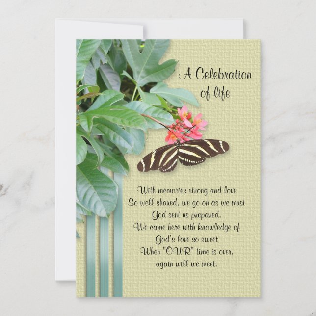 Convites Celebração da vida (Frente)