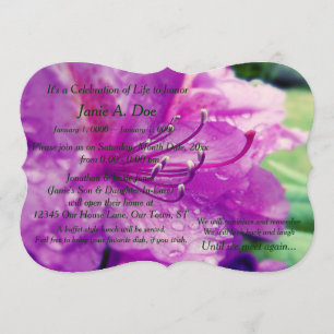 Convites Celebração da Vida